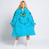 GRINCH – CUSTOM NAME – HUSQVARNA – SKY BLUE - OODIE BLANKET HOODIE