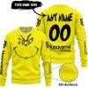 GRINCH – CUSTOM NAME – HUSQVARNA – YELLOW - SWEATER UGLY