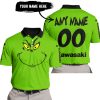GRINCH – CUSTOM NAME – KAWASAKI – GREEN - POLO SHIRT