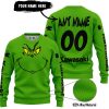 GRINCH – CUSTOM NAME – KAWASAKI – GREEN - SWEATER UGLY