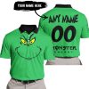 GRINCH – CUSTOM NAME – MONSTER ENERGY – GREEN - POLO SHIRT