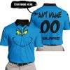 GRINCH – CUSTOM NAME – POLARIS – BLUE - POLO SHIRT