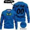 GRINCH – CUSTOM NAME – POLARIS – BLUE - SWEATER UGLY