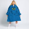 GRINCH – CUSTOM NAME – POLARIS – BLUE - OODIE BLANKET HOODIE