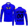 GRINCH – CUSTOM NAME – REDBULL – BLUE - LONG SLEEVE POLO SHIRT