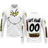 GRINCH – CUSTOM NAME – ROCKSTAR ENERGY – WHITE - LONG SLEEVE POLO SHIRT