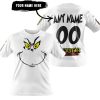 GRINCH – CUSTOM NAME – ROCKSTAR ENERGY – WHITE - T-SHIRT