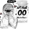 GRINCH – CUSTOM NAME – TROY LEE DESIGNS – WHITE - FLEECE ZIP HOODIE