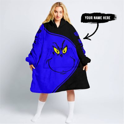 The Grinch – 3d All Over Printed – Limited Edition – Jeep – Blue - Oodie Blanket