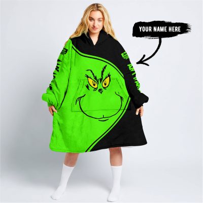 The Grinch – 3d All Over Printed – Limited Edition – Jeep – Green - Oodie Blanket