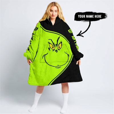 The Grinch – 3d All Over Printed – Limited Edition – Jeep – Neon - Oodie Blanket
