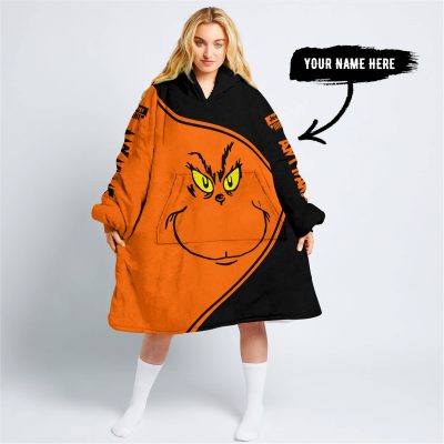 The Grinch – 3d All Over Printed – Limited Edition – Jeep – Orange - Oodie Blanket
