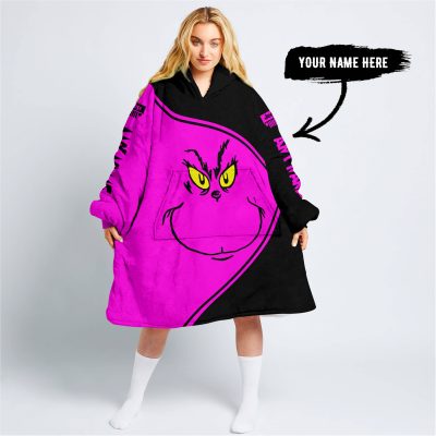 The Grinch – 3d All Over Printed – Limited Edition – Jeep – Pink - Oodie Blanket