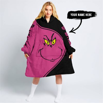 The Grinch – 3d All Over Printed – Limited Edition – Jeep – Pink 1 - Oodie Blanket