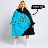 The Grinch – 3d All Over Printed – Limited Edition – Jeep – Sky Blue - Oodie Blanket