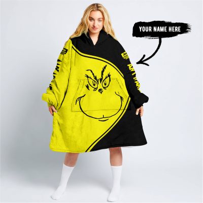 The Grinch – 3d All Over Printed – Limited Edition – Jeep – Yellow - Oodie Blanket