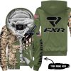 CLOTHES CUSTOM YOUR NAME – CAMO – LIMITED EDITION – FXR - FLEECE ZIP HOODIE