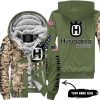 CLOTHES CUSTOM YOUR NAME – CAMO – LIMITED EDITION – HUSQVARNA - FLEECE ZIP HOODIE