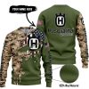 CLOTHES CUSTOM YOUR NAME – CAMO – LIMITED EDITION – HUSQVARNA - SWEATER UGLY