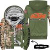 CLOTHES CUSTOM YOUR NAME – CAMO – LIMITED EDITION – KTM - FLEECE ZIP HOODIE