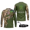 CLOTHES CUSTOM YOUR NAME – CAMO – LIMITED EDITION – MONSTER ENERGY - JERSEY