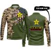 CLOTHES CUSTOM YOUR NAME – CAMO – LIMITED EDITION – ROCKSTAR ENERGY - LONG SLEEVE POLO SHIRT