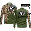 CLOTHES CUSTOM YOUR NAME – CAMO – LIMITED EDITION – THOR RACING - LONG SLEEVE POLO SHIRT