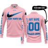 JUST HATE US – SUPER BOWL – PINK – CUSTOM NAME – CAROLINA PANTHERS – CAN-AM - LONG SLEEVE POLO SHIRT