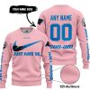 JUST HATE US – SUPER BOWL – PINK – CUSTOM NAME – CAROLINA PANTHERS – CAN-AM - SWEATER UGLY