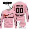 JUST HATE US – SUPER BOWL – PINK – CUSTOM NAME – CINCINNATI BENGALS – CAN-AM - SWEATER UGLY