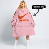 JUST HATE US – SUPER BOWL – PINK – CUSTOM NAME – CHICAGO BEARS – CAN-AM - OODIE BLANKET HOODIE