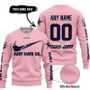 JUST HATE US – SUPER BOWL – PINK – CUSTOM NAME – DALLAS COWBOYS – CAN-AM - SWEATER UGLY