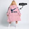 JUST HATE US – SUPER BOWL – PINK – CUSTOM NAME – DALLAS COWBOYS – CAN-AM - OODIE BLANKET HOODIE