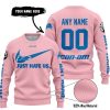 JUST HATE US – SUPER BOWL – PINK – CUSTOM NAME – DETROIT LIONS – CAN-AM - SWEATER UGLY