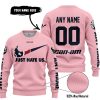 JUST HATE US – SUPER BOWL – PINK – CUSTOM NAME – HOUSTON TEXANS – CAN-AM - SWEATER UGLY