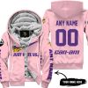 JUST HATE US – SUPER BOWL – PINK – CUSTOM NAME – MINNESOTA VIKINGS – CAN-AM - FLEECE ZIP HOODIE