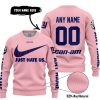 JUST HATE US – SUPER BOWL – PINK – CUSTOM NAME – NEW YORK GIANTS – CAN-AM - SWEATER UGLY