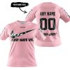 JUST HATE US – SUPER BOWL – PINK – CUSTOM NAME – NEW YORK JETS – CAN-AM - T-SHIRT
