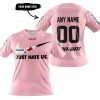 JUST HATE US – SUPER BOWL – PINK – CUSTOM NAME – PITTSBURGH STEELERS – CAN-AM - T-SHIRT
