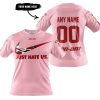JUST HATE US – SUPER BOWL – PINK – CUSTOM NAME – SAN FRANCISCO 49ERS – CAN-AM - T-SHIRT