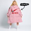 JUST HATE US – SUPER BOWL – PINK – CUSTOM NAME – TAMPA BAY BUCCANEERS – CAN-AM - OODIE BLANKET HOODIE