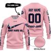 JUST HATE US – SUPER BOWL – PINK – CUSTOM NAME – TENNESSEE TITANS – CAN-AM - SWEATER UGLY