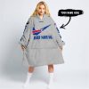 JUST HATE US – SUPER BOWL – GREY – CUSTOM NAME – BUFFALO BILLS – CAN-AM - OODIE BLANKET HOODIE