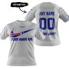 JUST HATE US – SUPER BOWL – GREY – CUSTOM NAME – BUFFALO BILLS – CAN-AM - T-SHIRT