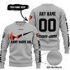 JUST HATE US – SUPER BOWL – GREY – CUSTOM NAME – CINCINNATI BENGALS – CAN-AM - SWEATER UGLY