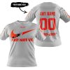 JUST HATE US – SUPER BOWL – GREY – CUSTOM NAME – CLEVELAND BROWNS – CAN-AM - T-SHIRT