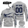 JUST HATE US – SUPER BOWL – GREY – CUSTOM NAME – DALLAS COWBOYS – CAN-AM - SWEATER UGLY