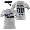 JUST HATE US – SUPER BOWL – GREY – CUSTOM NAME – DALLAS COWBOYS – CAN-AM - T-SHIRT