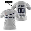 JUST HATE US – SUPER BOWL – GREY – CUSTOM NAME – DENVER BRONCOS – CAN-AM - T-SHIRT