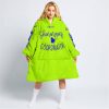 SHENANIGANS COORDINATOR - CUSTOM NAME RACING - FOX RACING - BLUE - OODIE BLANKET HOODIE